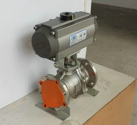 Q641F不鏽鋼<font color='red'>氣動</font>球閥